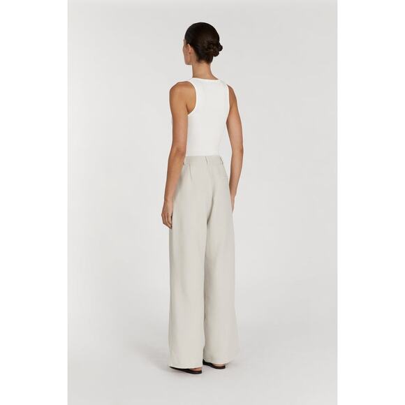 DISSH Rowan Bone Pant Wide Leg High Waist Trousers Size 10 Capsule Classic Chic - Picture 4 of 16